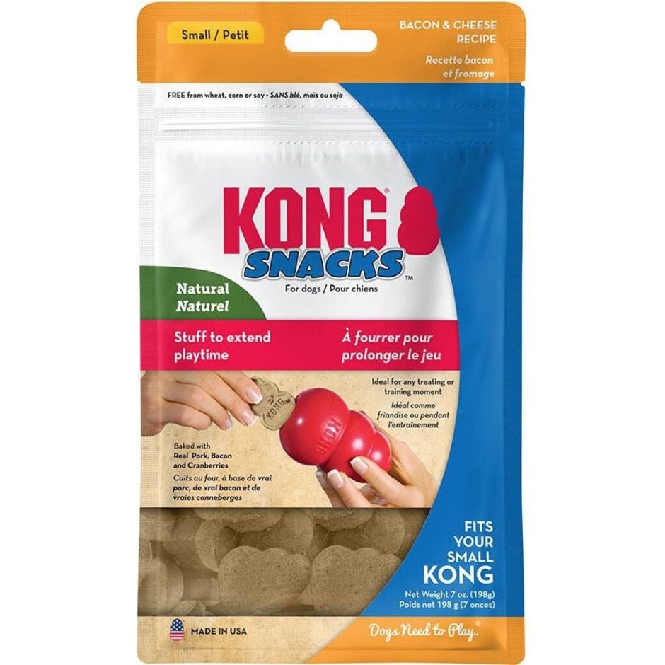 Kong Snacks Galletas Naturales para Perros de Bacon y Queso para Perros al mejor precio -Todoanimal.es