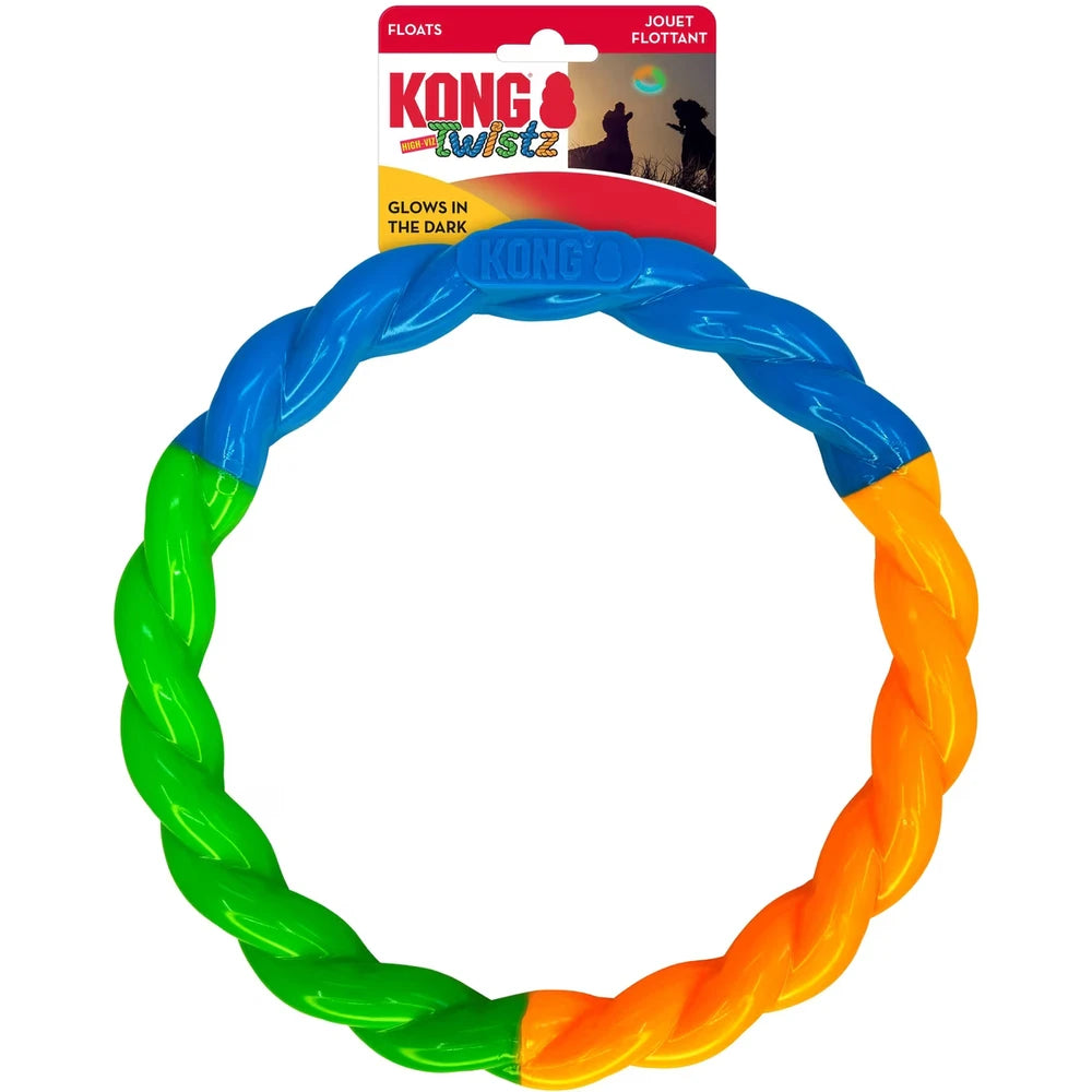 Kong Twistz High-Viz Juguete Reflectante para Perros al mejor precio -Todoanimal.es