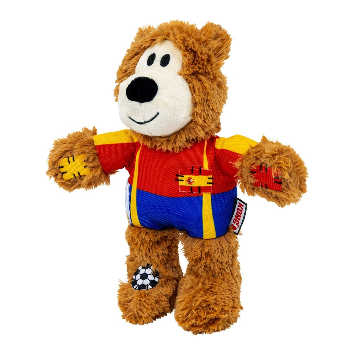 Kong Wild Knots Sport Bear Oso Selección Española | Especial Mundial 2026 al mejor precio -Todoanimal.es