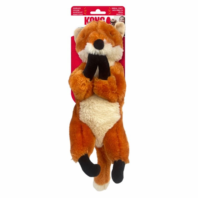 Kong Wild Low Stuff Fox M Juguete para Perros al mejor precio -Todoanimal.es