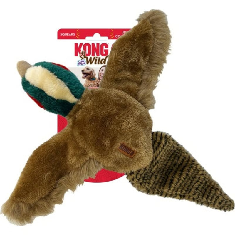 Kong Wild Low Stuff Peluche Faisán M Juguete para Perros al mejor precio -Todoanimal.es