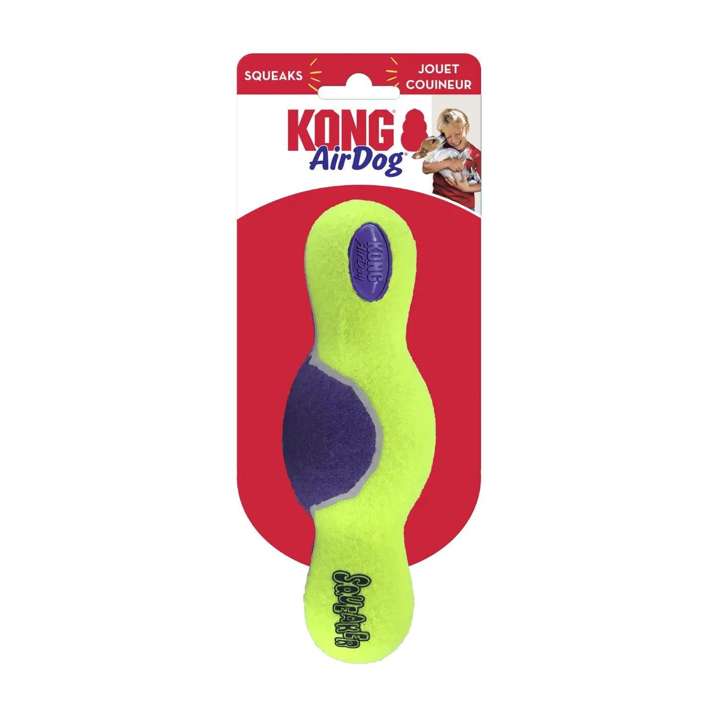 Juguete KONG AirDog Squeaker Roller Tamaño Md/Lg KONG