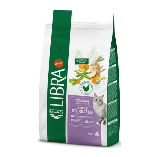 Libra Cat Adult Sterilized Chicken Pienso con Pollo para Gatos Esterilizados al mejor precio -Todoanimal.es