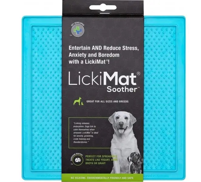 Lickimat Perro Classic Soother Turquesa 20X20X0.7Cm GLORIA PETS S.L.