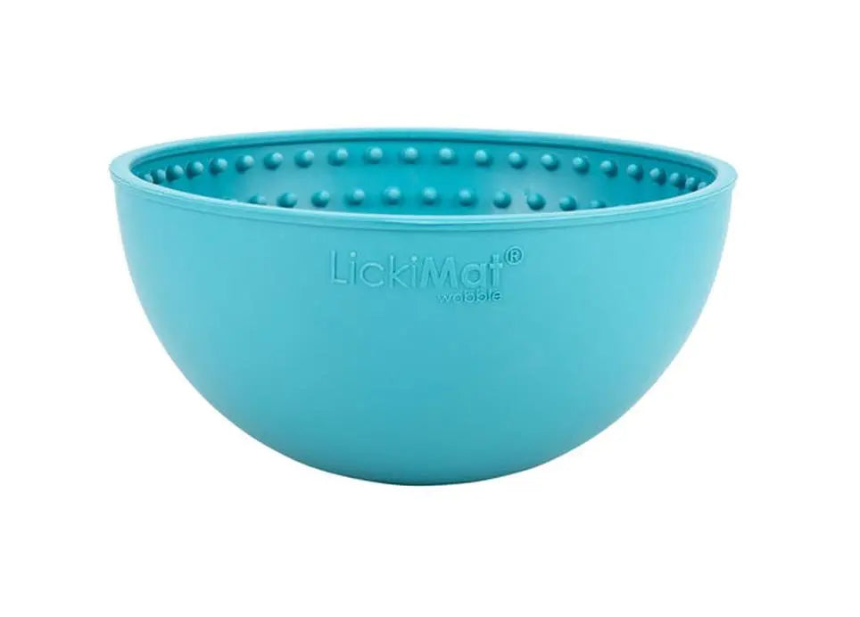 Lickimat Perro Wobble Turquesa 16X16X9Cm GLORIA PETS S.L.