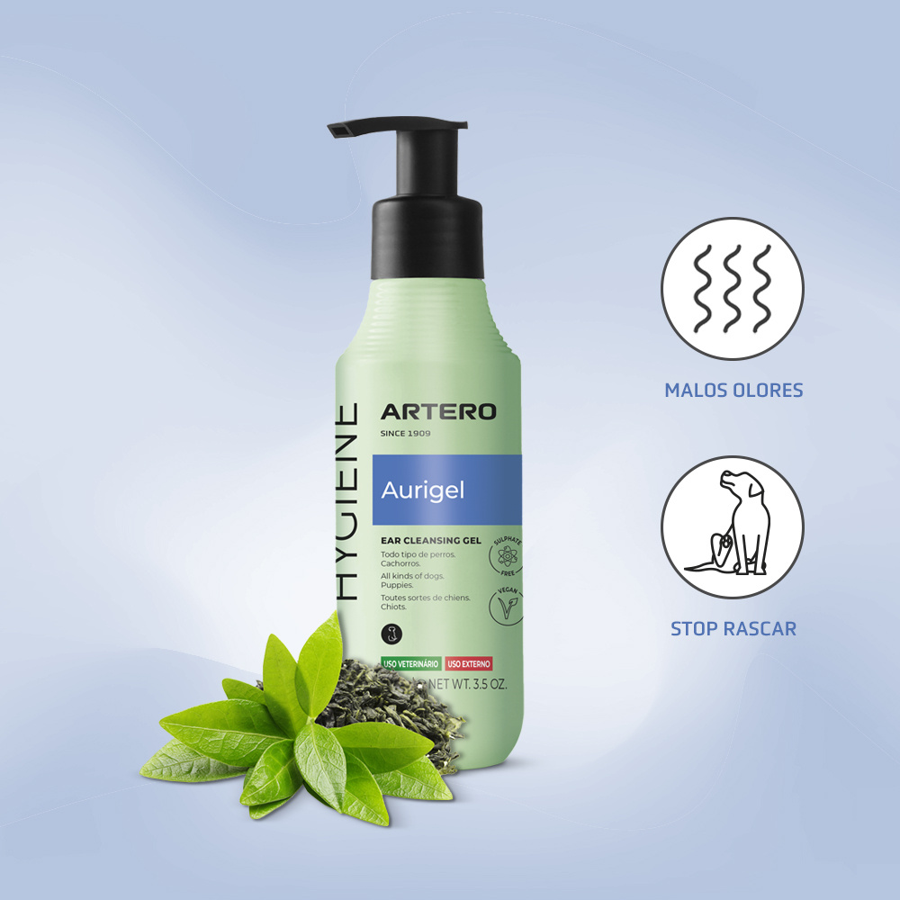 Limpiador Auricular Aurigel 100 ml al mejor precio -Todoanimal.es