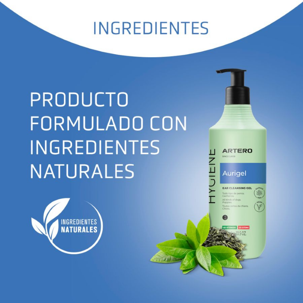 Limpiador Auricular Aurigel 100 ml al mejor precio -Todoanimal.es