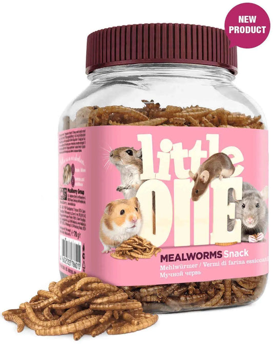 Little One Snack Roedores Gusanos 70Gr Bote