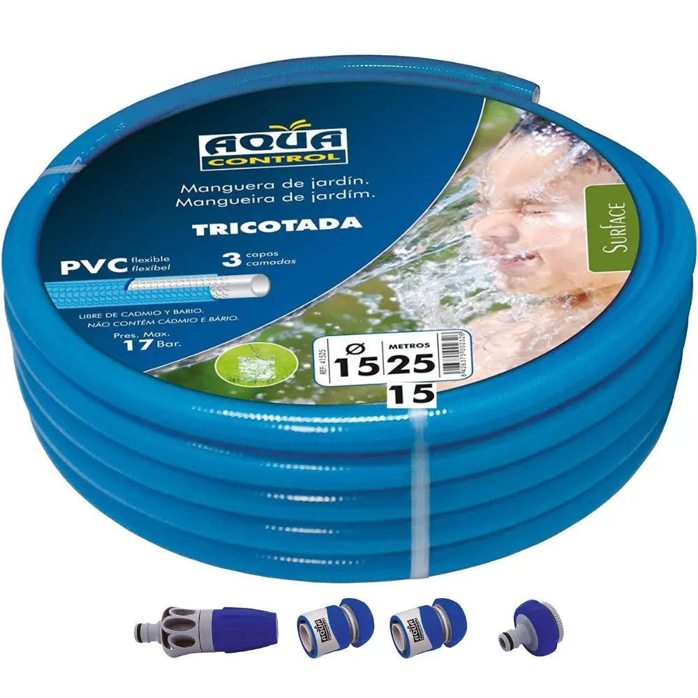 Manguera Kit Tricotada 15 metros + Accesorios Aqua Control al mejor precio -Todoanimal.es