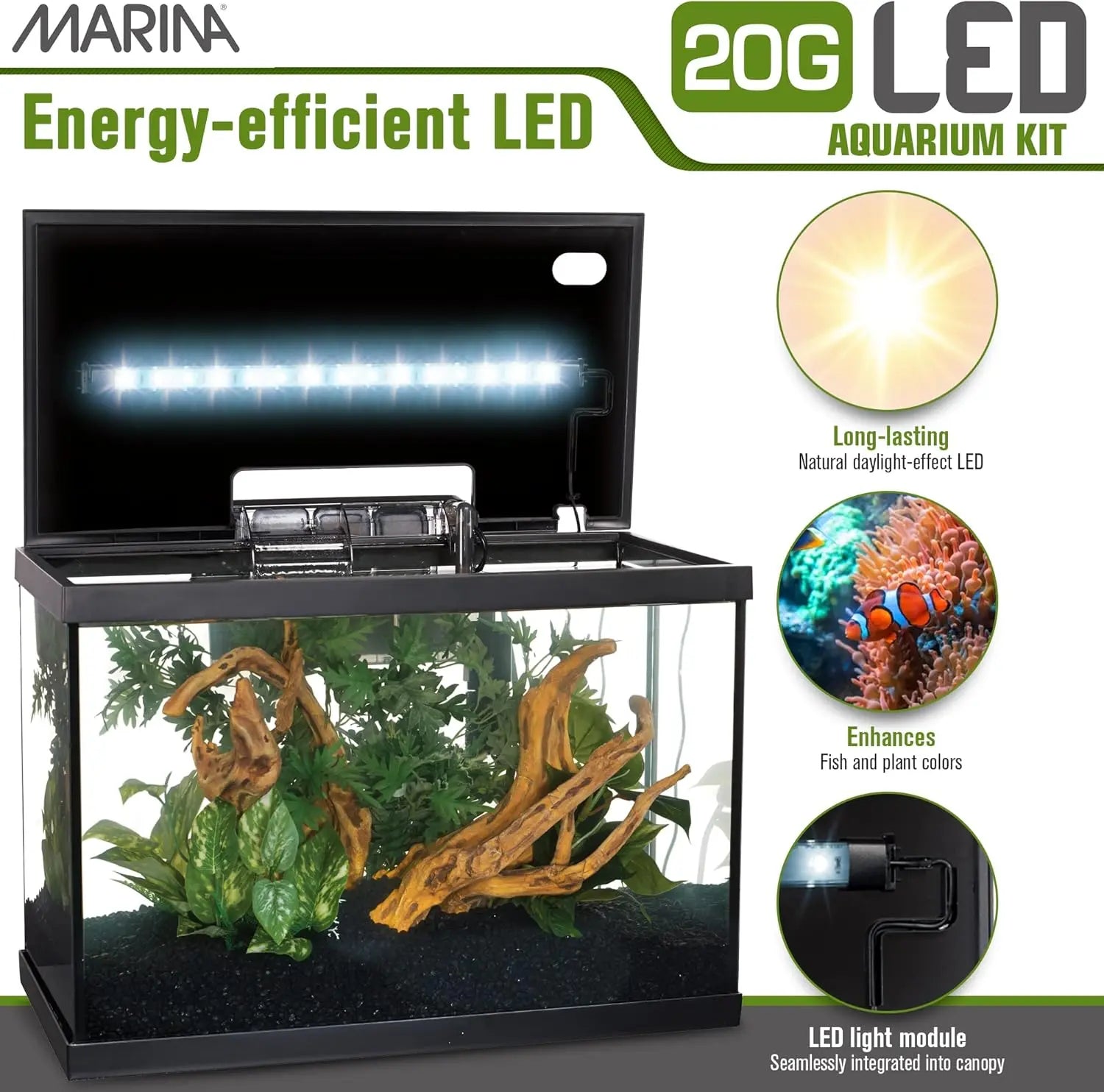 Marina Lux Kit Acuario 75 L al mejor precio -Todoanimal.es