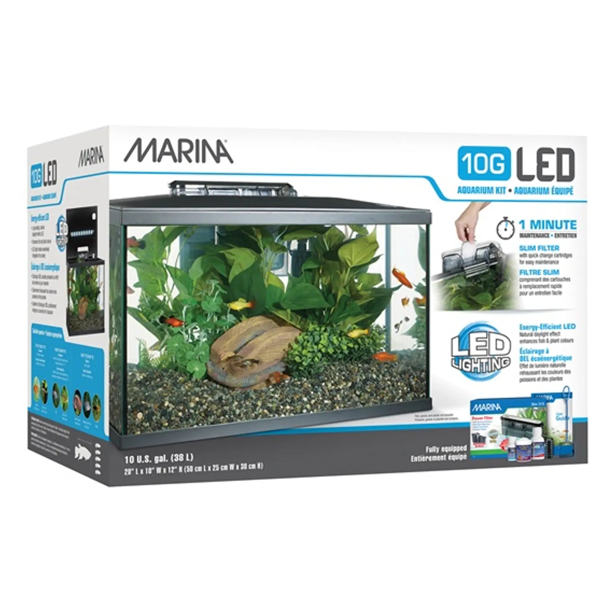 Marina Lux Kits Acuario 38 L al mejor precio -Todoanimal.es