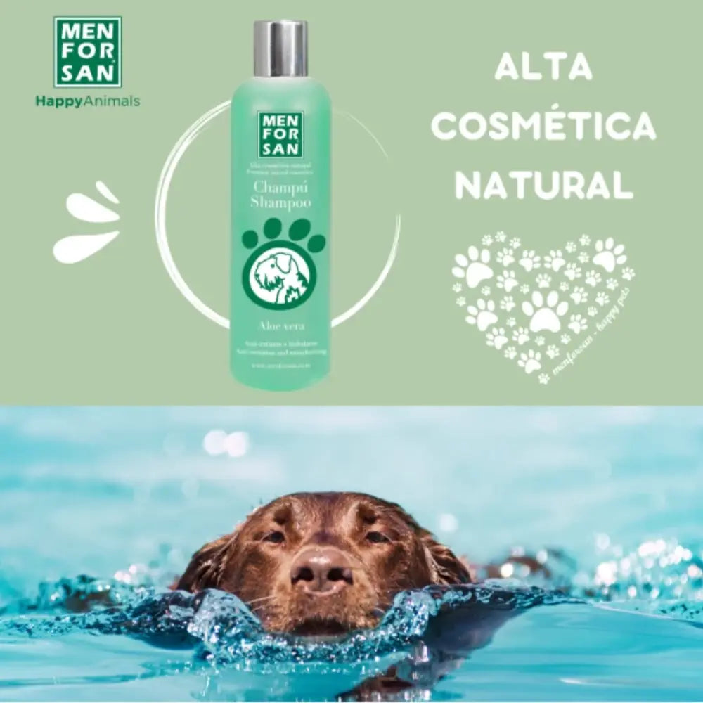 Menforsan Champú Aloe Vera 1L al mejor precio -Todoanimal.es