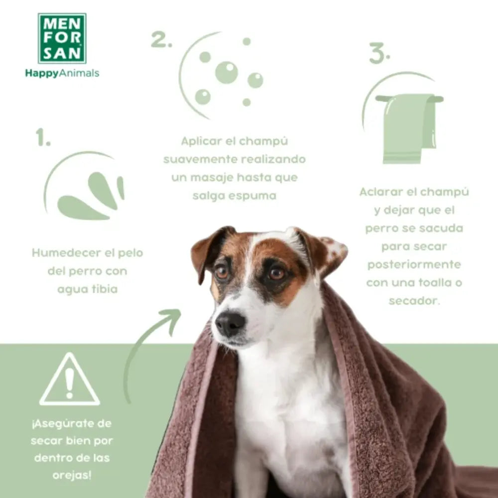 Menforsan Champú Aloe Vera 1L al mejor precio -Todoanimal.es