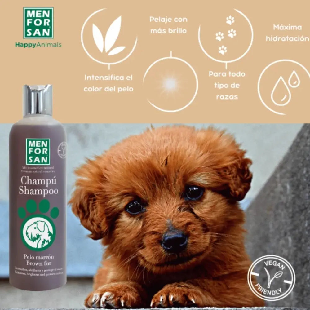 Menforsan Champú Pelo Marrón 300 ml al mejor precio -Todoanimal.es