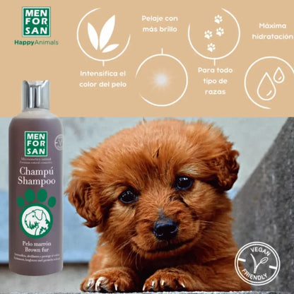 Menforsan Champú Pelo Marrón 300 ml al mejor precio -Todoanimal.es