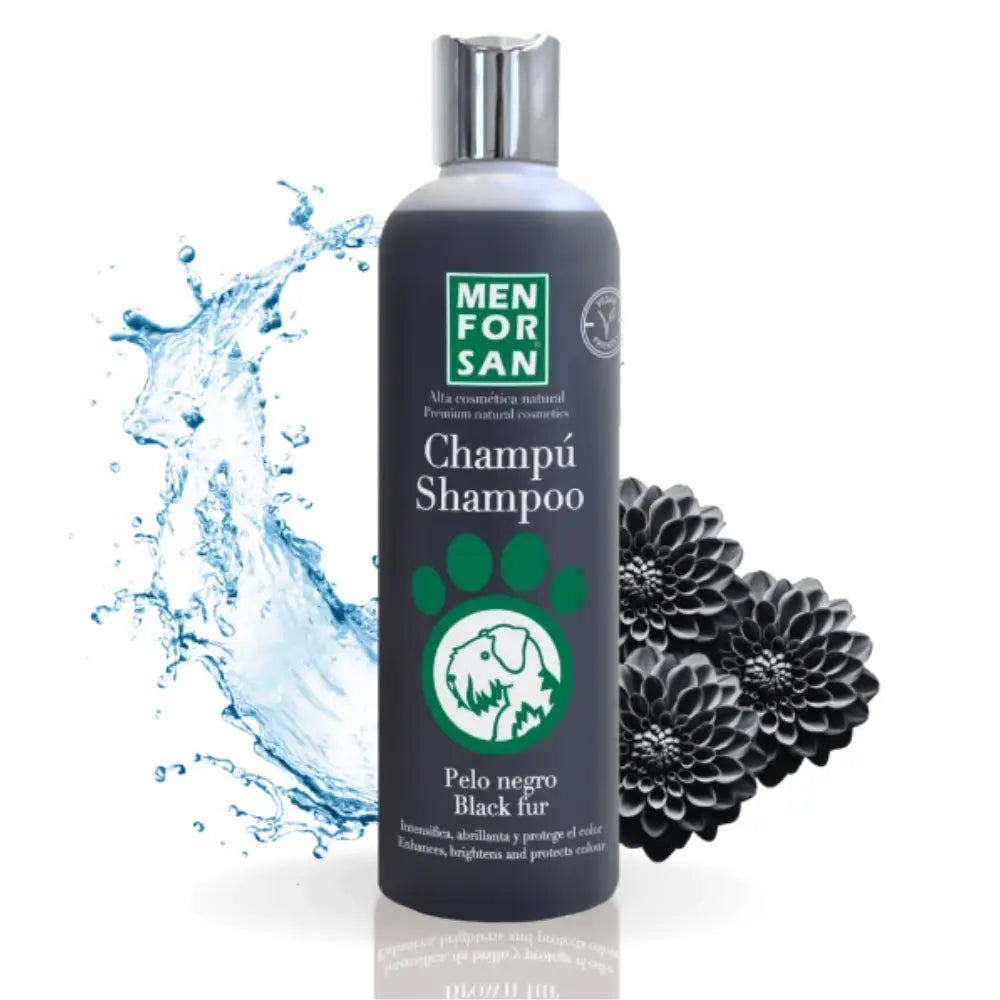 Menforsan Champú Pelo Negro 300 ml al mejor precio -Todoanimal.es
