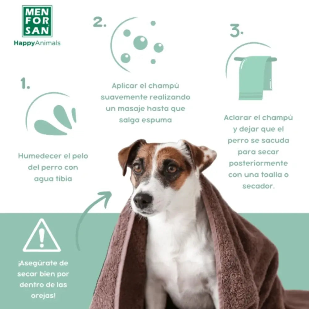 Menforsan Champú Repelente Citronela Perros al mejor precio -Todoanimal.es