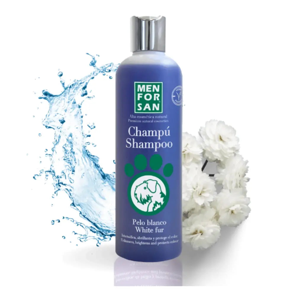 Menforsan Champu Pelo Blanco 300 ml al mejor precio -Todoanimal.es