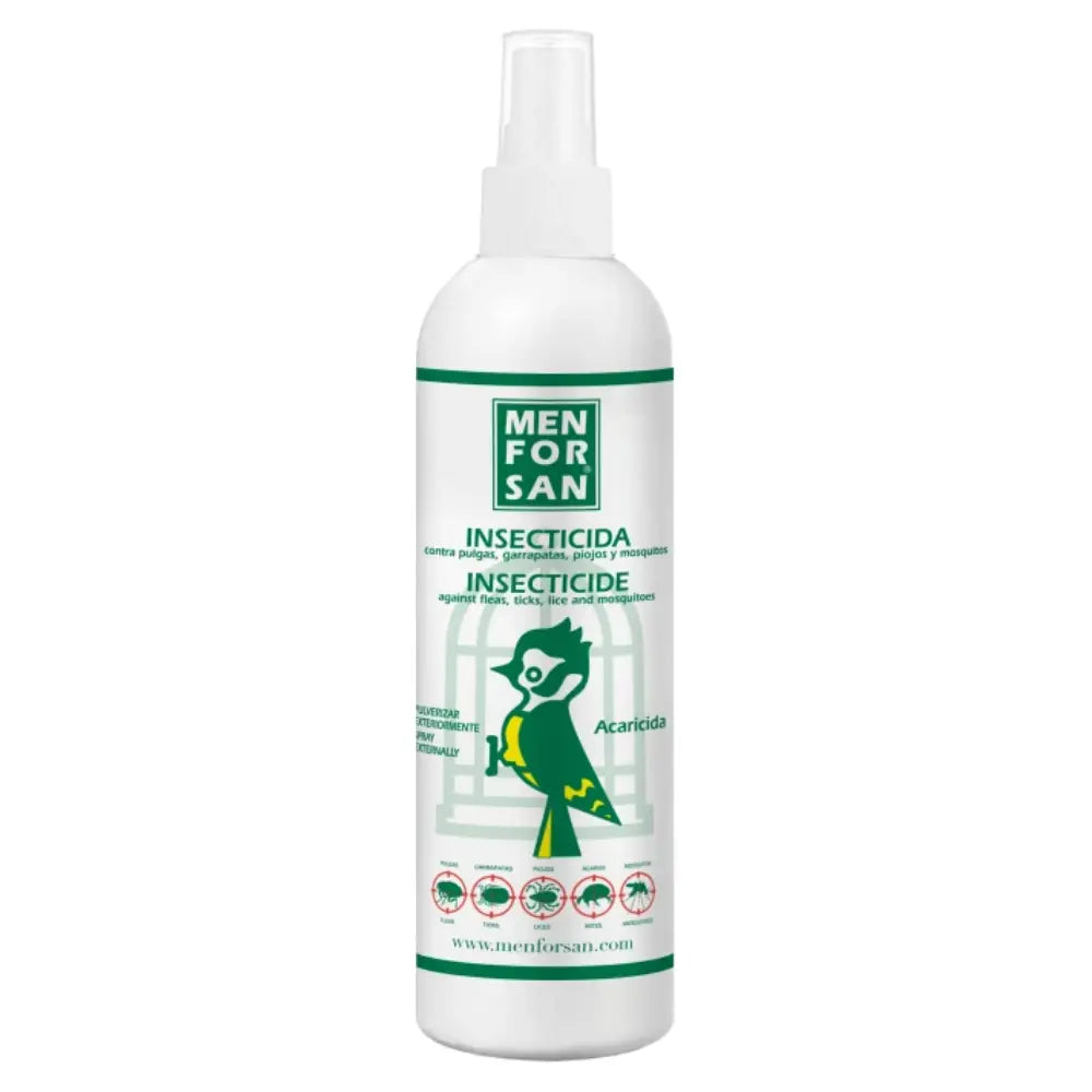 Menforsan Insecticida Pájaros 250 ml Spray al mejor precio -Todoanimal.es