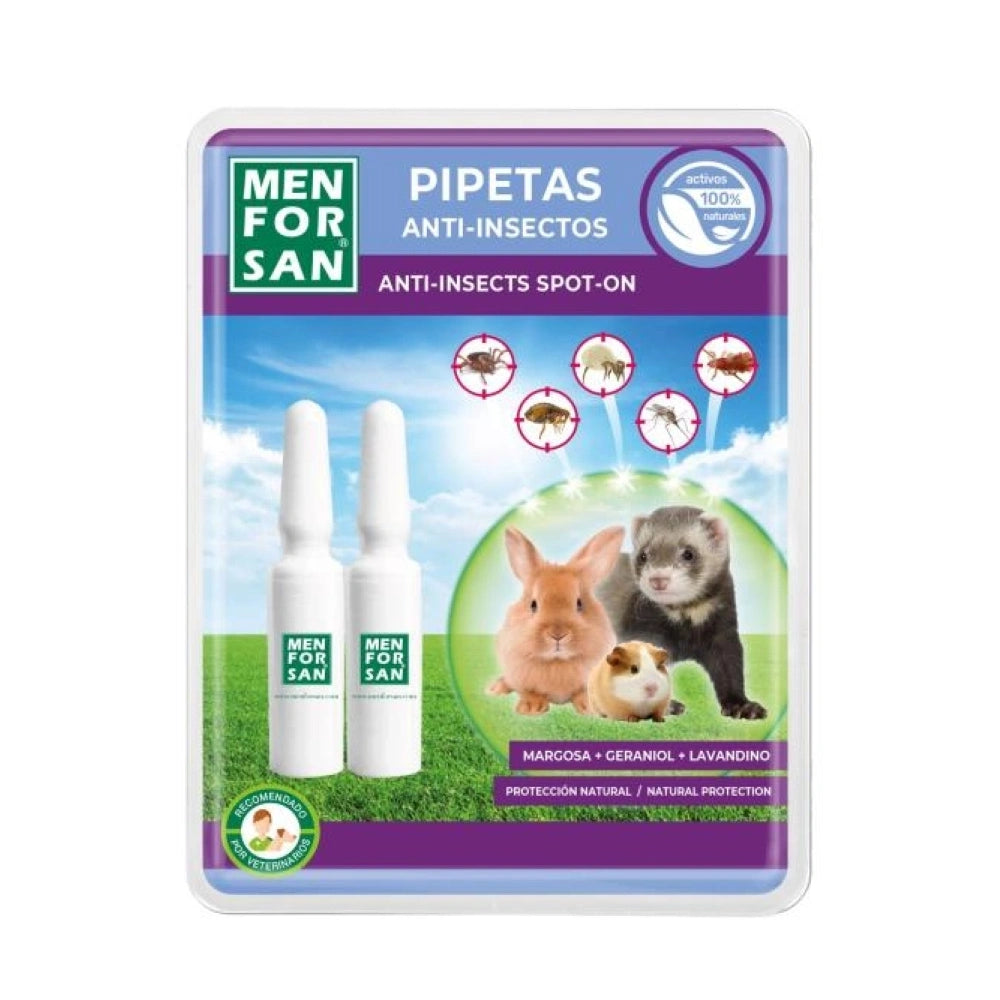 Menforsan Pipeta Antiinsectos para Roedores, Conejos y Hurones al mejor precio -Todoanimal.es