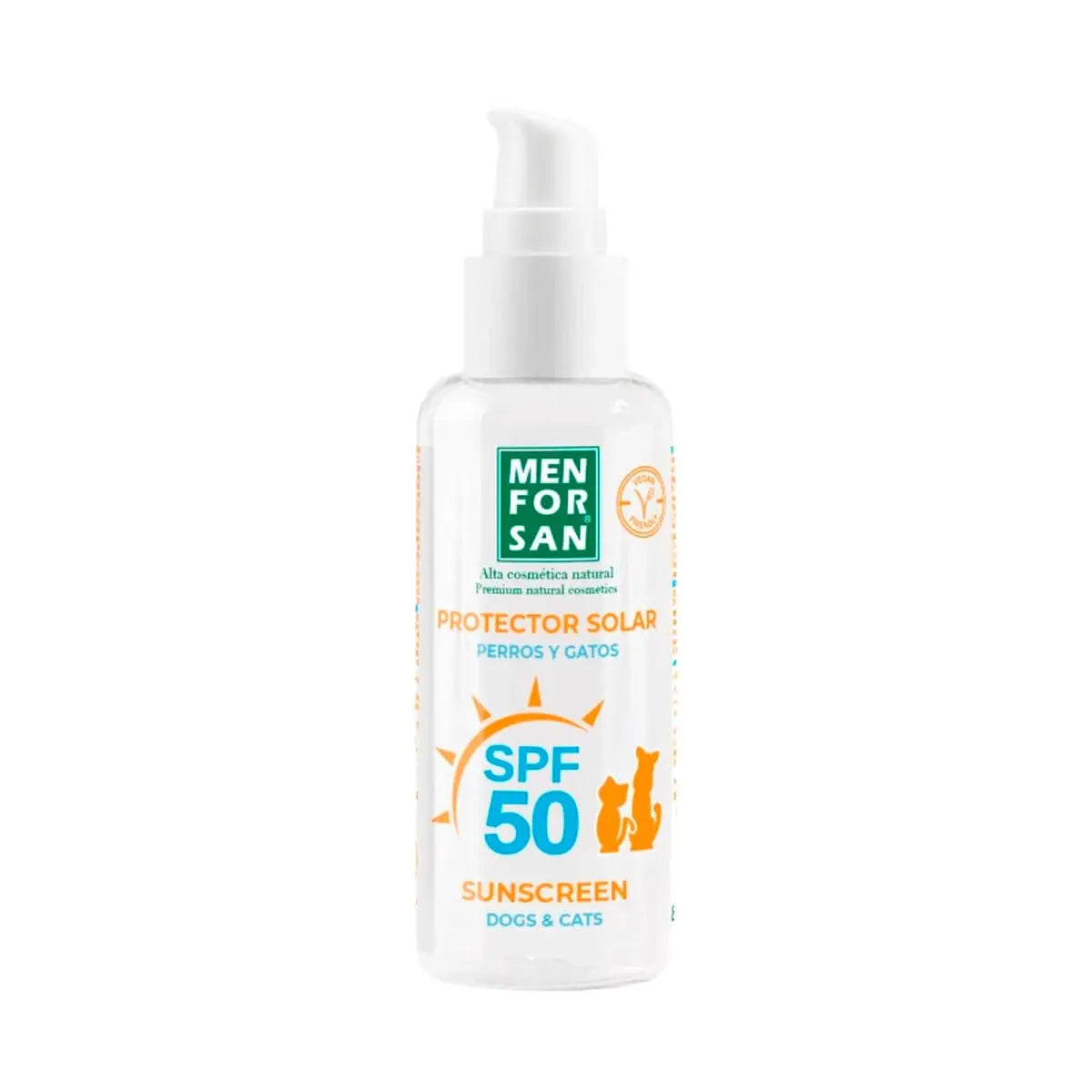 Menforsan Protector Solar Factor 50+ para Perros y Gatos Crema Sol 60 ml al mejor precio -Todoanimal.es