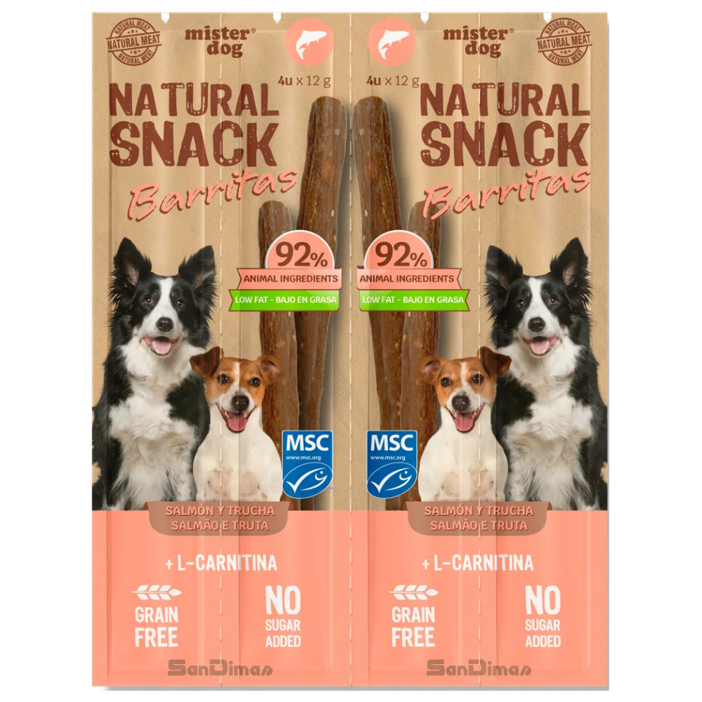 Mister Dog Snack Natural para Perros al mejor precio -Todoanimal.es