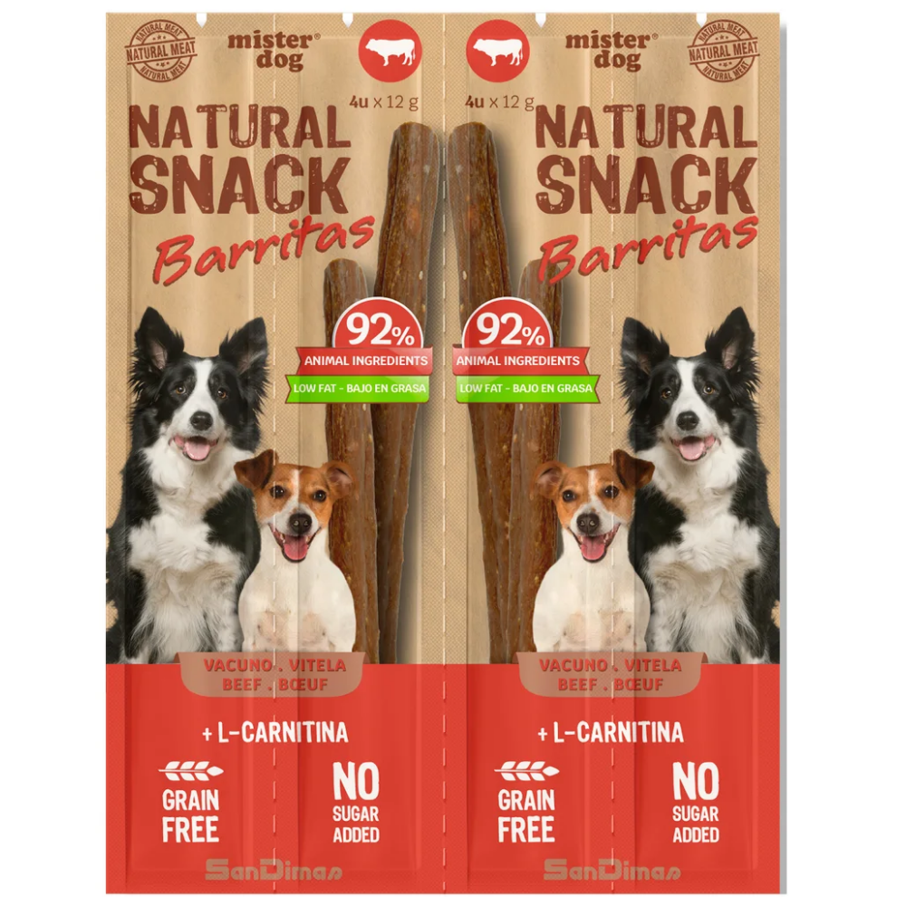 Mister Dog Snack Natural para Perros al mejor precio -Todoanimal.es