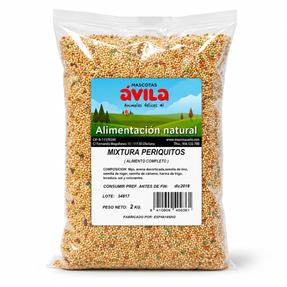 Mixtura Periquitos Sinfonia Bolsa 2K. al mejor precio -Todoanimal.es
