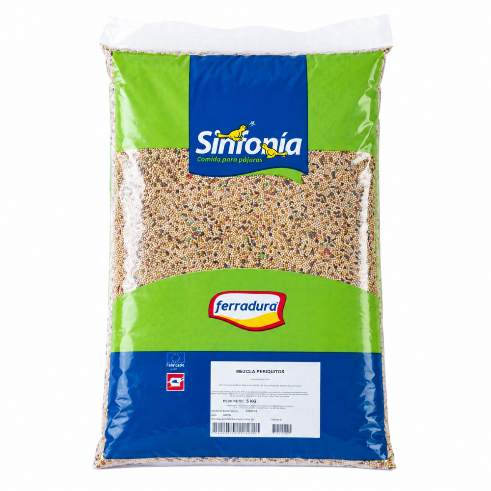 Mixtura Periquitos Sinfonia Bolsa 5K. al mejor precio -Todoanimal.es