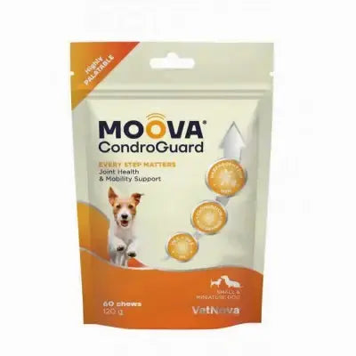 Moova Condroguard Small & Miniature Dogs 60 Chews Todoanimal.es