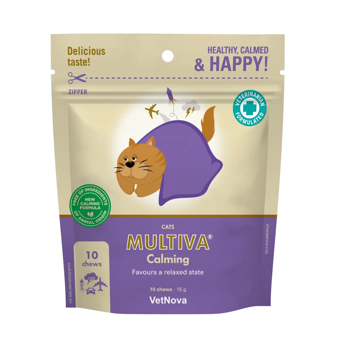 Multiva Calming Gatos Veggie (Relax) al mejor precio -Todoanimal.es