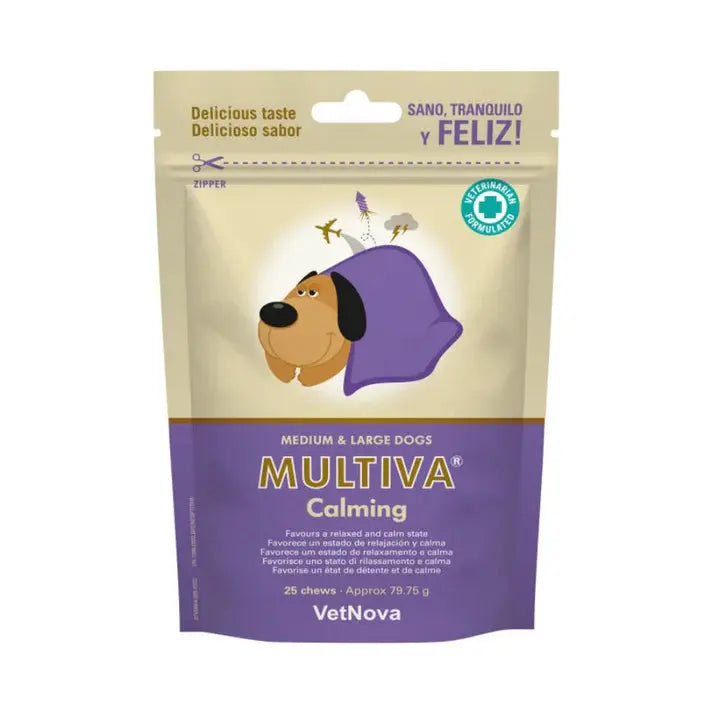 Multiva Calming Medium & Large Perros 25 Uds. (Relax) VETNOVA