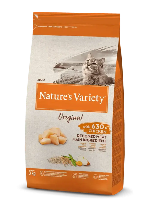 NATURE'S VARIETY CAT ORIGINAL POLLO 3KG AFFINITY PETCARE, S.A. UNIPERSONAL