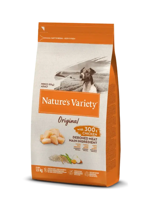 NATURE'S VARIETY DOG ORIGINAL MINI POLLO 1,5KG AFFINITY PETCARE, S.A. UNIPERSONAL