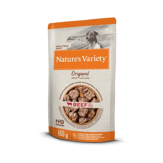 NATURE'S VARIETY DOG ORIGINAL PATÉ MINI BUEY 150GR TARRINA AFFINITY PETCARE, S.A. UNIPERSONAL