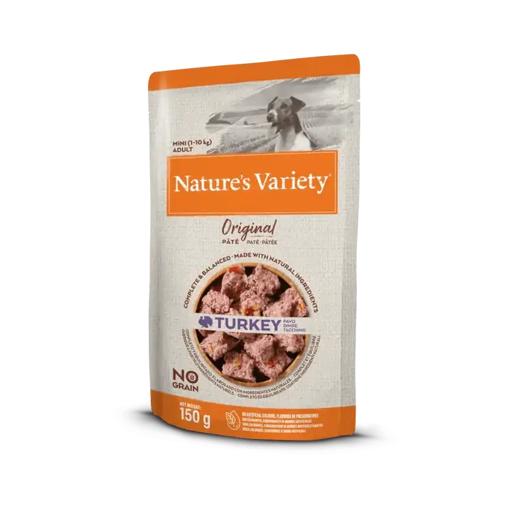 NATURE'S VARIETY DOG ORIGINAL PATÉ MINI PAVO 150GR AFFINITY PETCARE, S.A. UNIPERSONAL