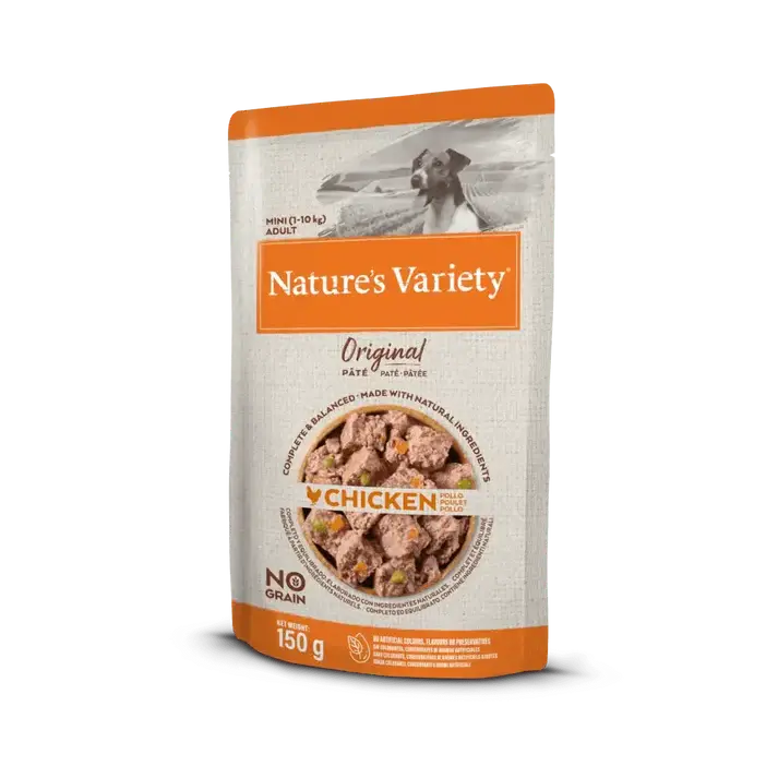 NATURE'S VARIETY DOG ORIGINAL PATÉ MINI POLLO 150GR AFFINITY PETCARE, S.A. UNIPERSONAL