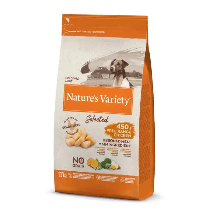 NATURE'S VARIETY DOG SELECTED MINI POLLO CAMPERO 1,5KG AFFINITY PETCARE, S.A. UNIPERSONAL