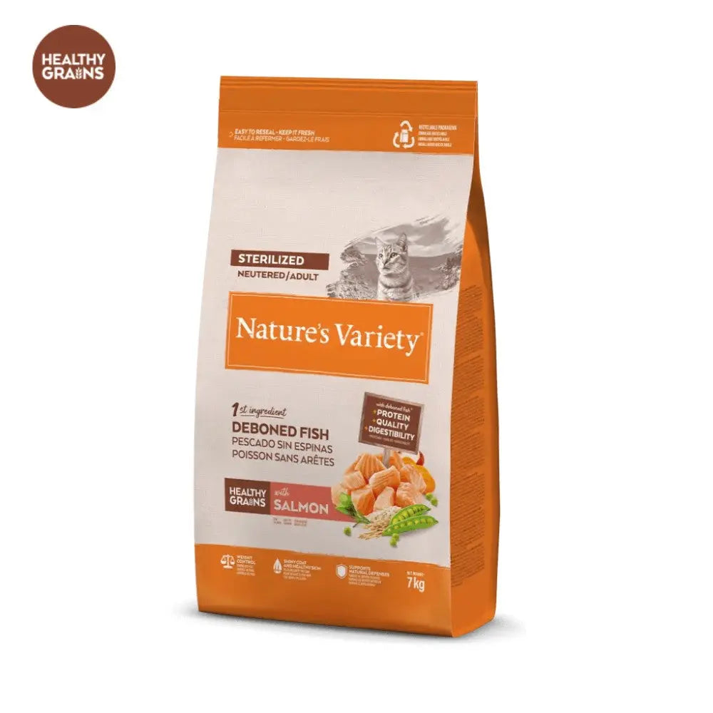 Nature'S Variety Cat Healthy Grains Sterilized Salmón al mejor precio -Todoanimal.es