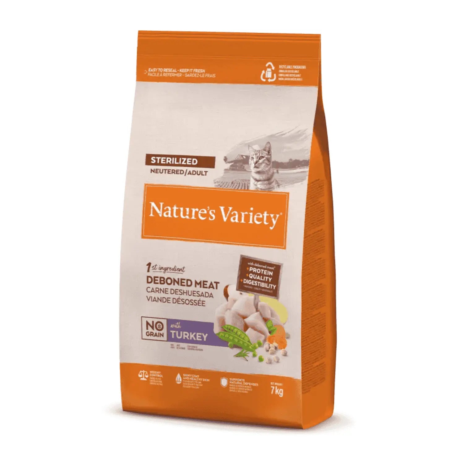 Nature'S Variety Cat Original Grain Free Sterilized Pavo NATURE'S VARIETY