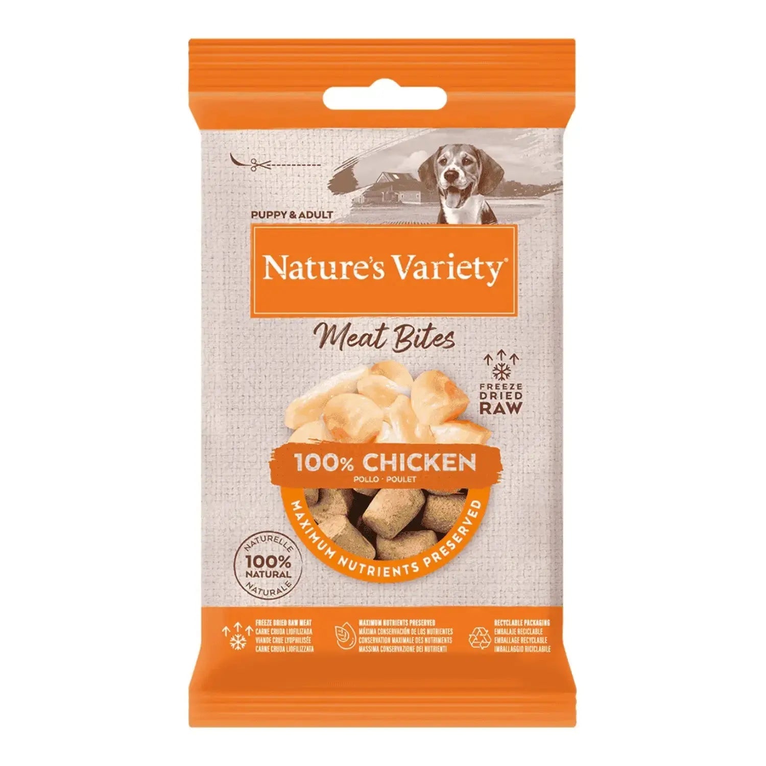 Nature'S Variety Dog Meat Bites 20Gr AFFINITY PETCARE, S.A. UNIPERSONAL