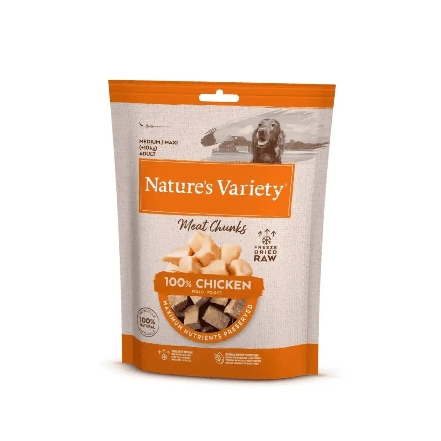 Nature'S Variety Dog Meat Chunks 50Gr AFFINITY PETCARE, S.A. UNIPERSONAL