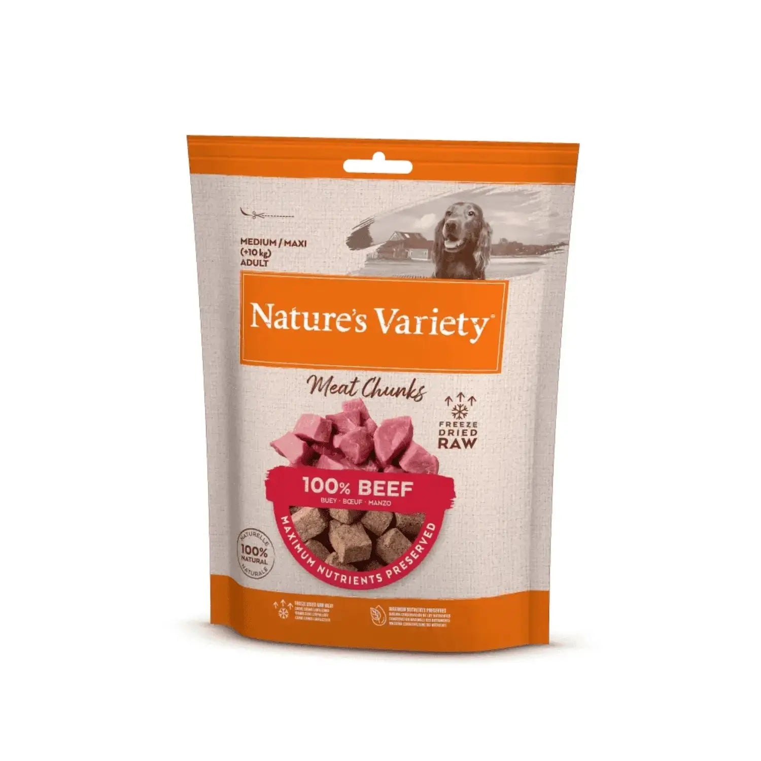Nature'S Variety Dog Meat Chunks 50Gr AFFINITY PETCARE, S.A. UNIPERSONAL