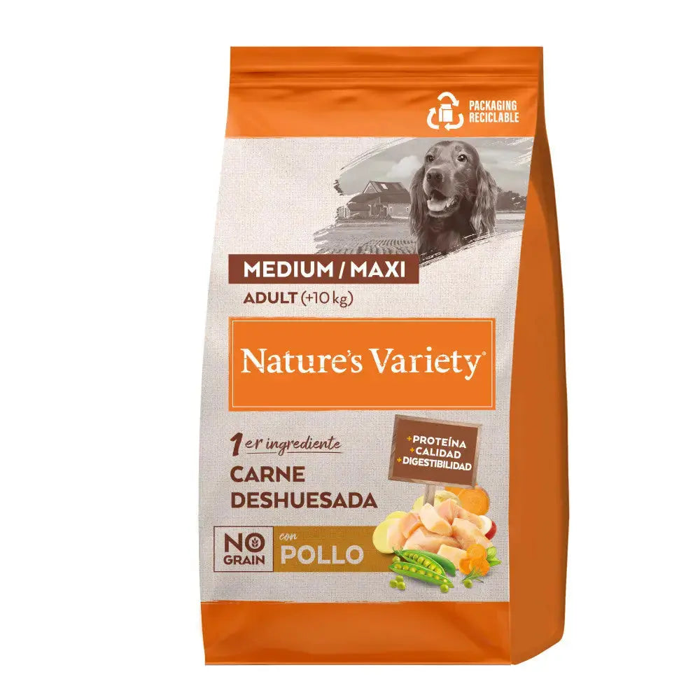 Nature'S Variety Dog Original Medium/Maxi Pollo 10Kg AFFINITY PETCARE, S.A. UNIPERSONAL