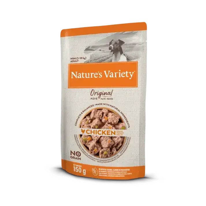 NATURE'S VARIETY DOG ORIGINAL PATÉ MINI POLLO 150GR AFFINITY PETCARE, S.A. UNIPERSONAL