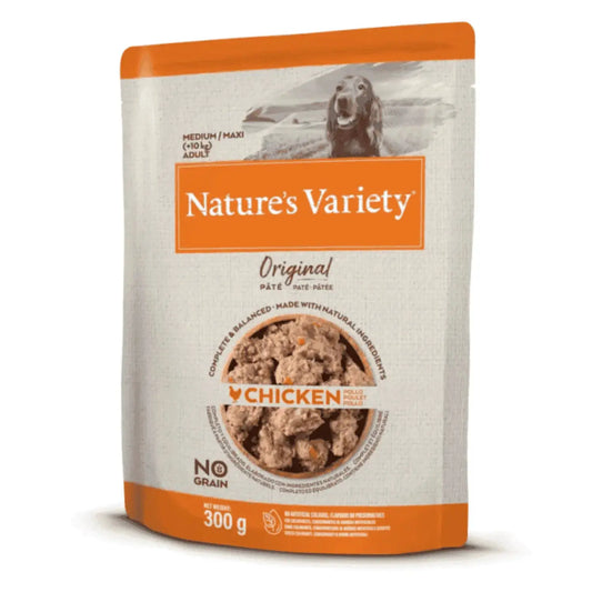 Nature'S Variety Dog Original Paté Medium/Maxi 300Gr NATURE'S VARIETY