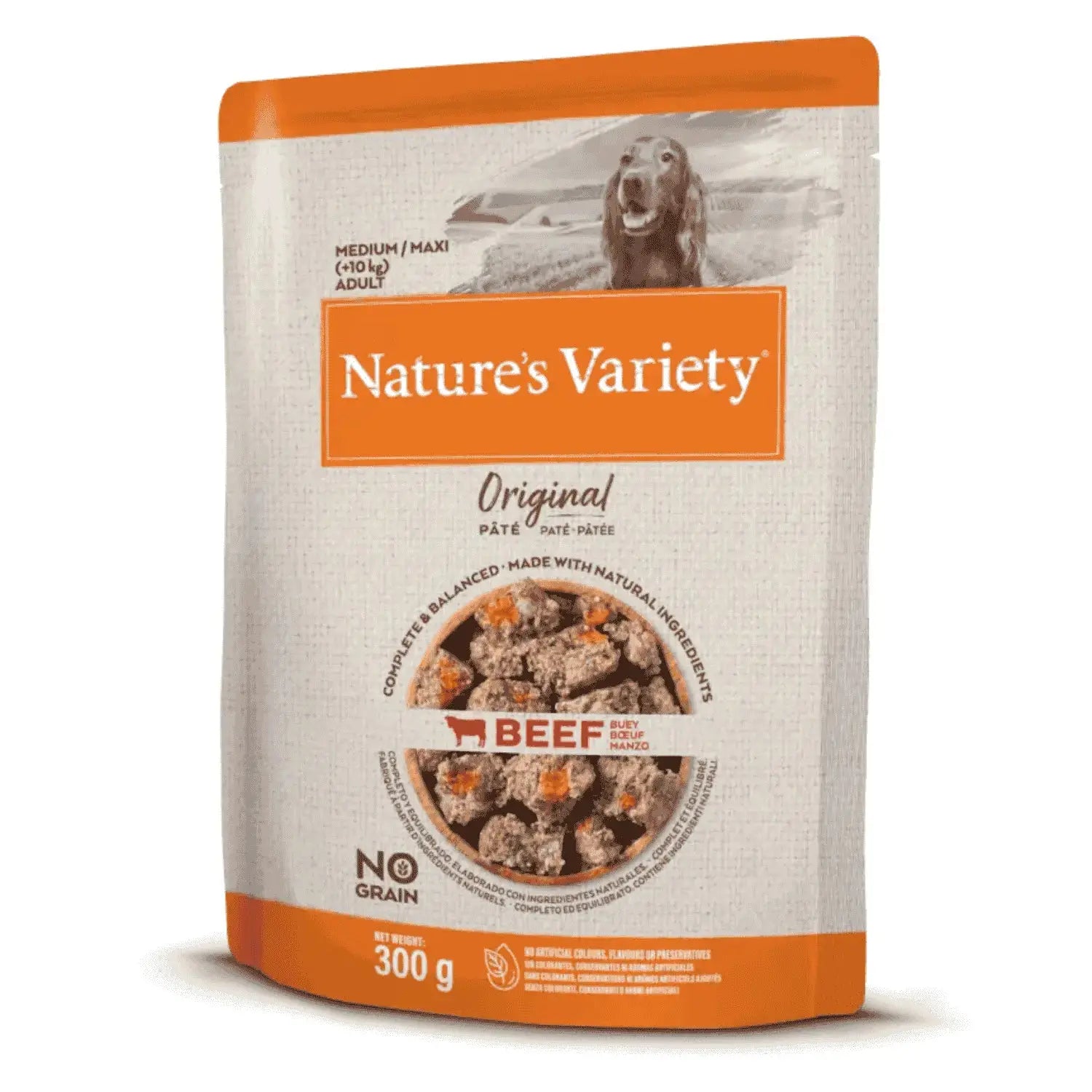 Nature'S Variety Dog Original Paté Medium/Maxi 300Gr NATURE'S VARIETY