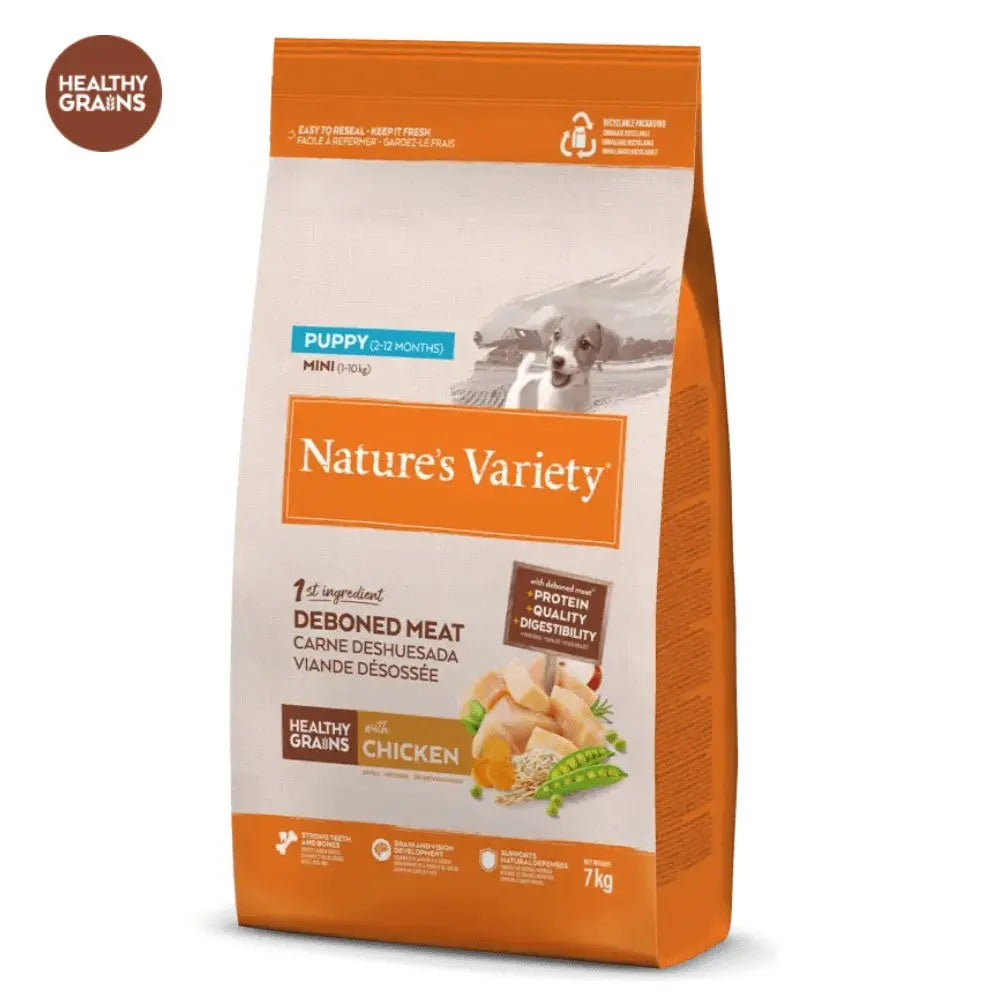 Nature'S Variety Healthy Grains Puppy Pollo 3 kg al mejor precio -Todoanimal.es