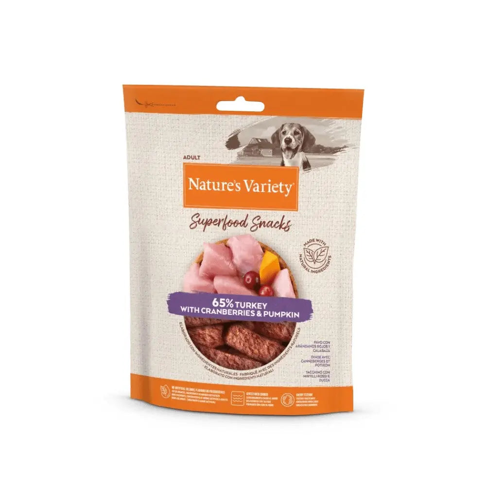 Nature'S Variety Superfood Snacks Naturales para Perros 85 g al mejor precio -Todoanimal.es