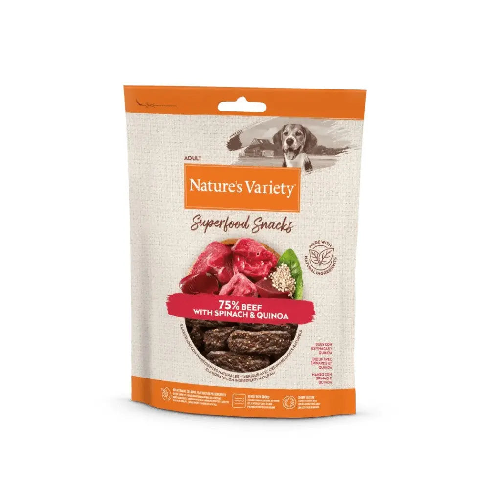 Nature'S Variety Superfood Snacks Naturales para Perros 85 g al mejor precio -Todoanimal.es